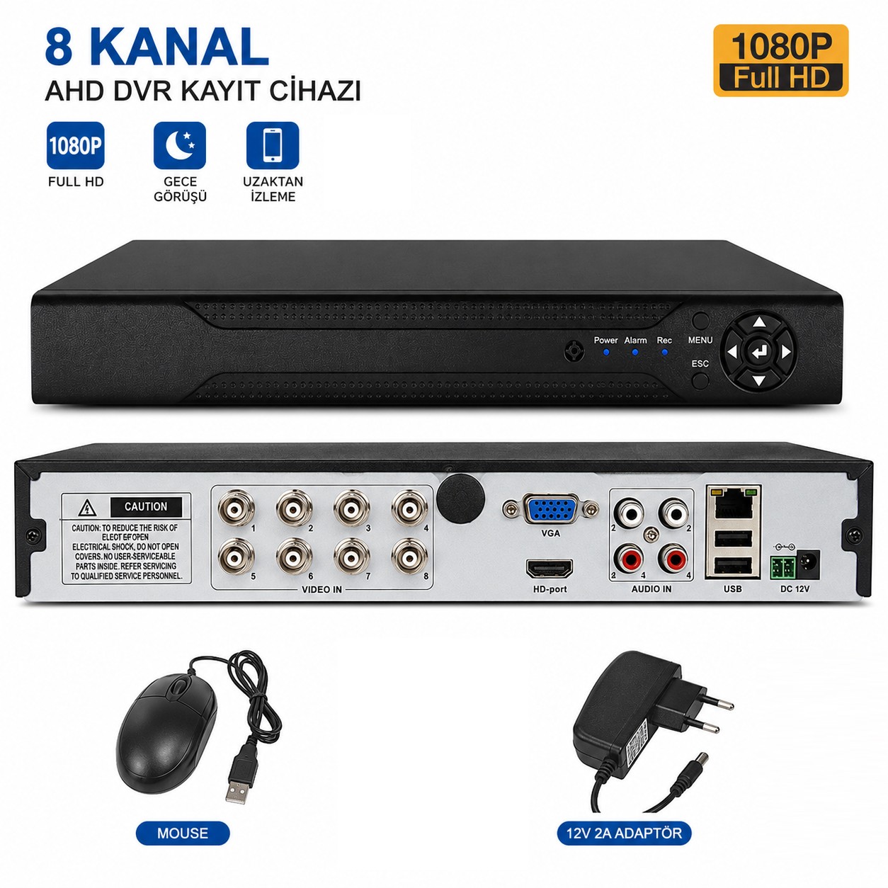 8 kanal kamera kayıt cihazı 8 kanal kamera kayıt cihazı