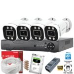 Proton Renkli Gece Görüşlü 4 Kameralı Set