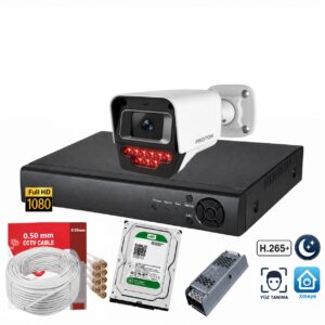 1 Kameralı Set Paket Güvenlik Kamerası