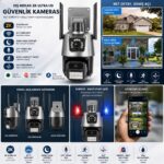 icsee kamera Proton 2K Motorlu 360 Alarmlı Wifi Kablosuz Güvenlik Kamerası