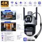 Okam 4K Motorlu 8x Optik Zoom 360 Alarmlı Wifi Kablosuz Güvenlik Kamerası