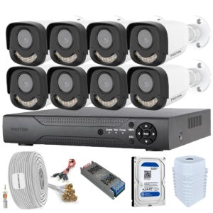 Proton EKO 8 Kameralı Gece Görüşlü Full HD Güvenlik Kamera Seti