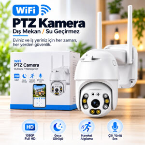 iCSee Mini Motorlu Kablosuz Akıllı Wifi Güvenlik Kamerası