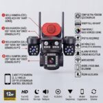 4 Lens PRO Kablosuz Wİ-Fİ Güvenlik Kamerası (Kopya)